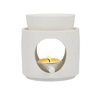 White Burner, Ceramic Tealight Warmer, Scented Oil Diffuser, White Ceramic Tea Light Candle Holder
