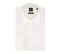White Business Shirt with Long Sleeves, male, Hugo, Formal Shirts, White, 2XL, Shirts 2XL