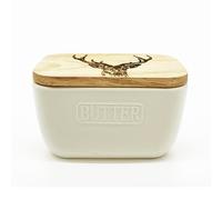 White Butter Dish - Stag Prince Selbrae House White 140cm x 90cm