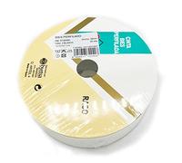 White Byetsa Satin Fold 30mm Bias Binding on a 25m Roll