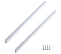 White Cabinet Handles Long, 2 Pack Furniture Handle Solid Aluminum Alloy | Anodized Surface, Kitchen Door Handles Hole Centers: 96-1160mm Cupboard Handle Drawer Pulls Wardrobe Pulls 1160mm/45.7in