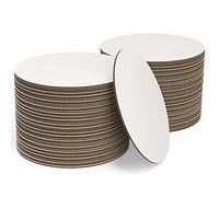 White Cake Boards Round | 25 Pack - 8 Inch | Cardboard Cake Rounds Circles | Disposable Cake Platter Board Base Tray | Cake Decorating Supplies | Cake Plate Accessories