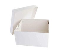 White Cake Boxes - 12'' Square (304mm sq.) (Pack of 5)