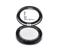 White Cake eye liner. A wet and dry use pressed powder cake eye liner.