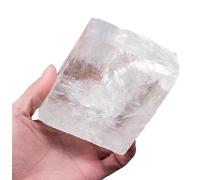White Calcite Quartz Raw Crystals Crystal Large Stones Rough for Cabbing Polishing Decoration DIY Wire Wrapping Rock Gifts,300~400g Gemstone Stone