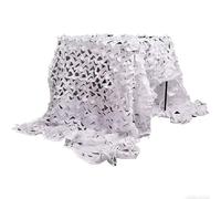 White Camo Netting Camouflage Net 3x4 2x3 6x8 8x8m Hunting Military Camouflage Netting Indoor Outdoor Decoration Garden Pergola Camping Gazeb Car Cover(200x400cm)
