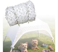 White Camo Netting Winters Hunting Camouflage Netting Shooting Blind Camouflage Net 6m 8m 9m 10m Garden Mesh Privacy Screen For Outdoor Decoration Sunshade Camping Cover(W10xH20m)