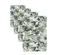 White camouflage Car Air Freshener Cards for Women Men 4 Pack Cute Car Accessories Long Lasting Scent Car Diffuser Hanging Auto Aromatherapy Tablets Car Fresheners Gifts