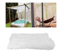 White Camouflage Netting, 210D Heavy Duty Sunshade Net for Patio Garden, Military Camouflage Net for Hunting Blind, Party Backdrop, UV Treated Privacy(10x30ft=3.0x9.0m)