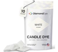 White Candle Dye Chips, Wax Whitener, Soy & Paraffin Candle Making, 10 Pack