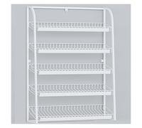 White Candy Display Rack - Chewing Gum Shelf for Store & Drugstore, Front Cashier Show Shelf, Sturdy Storage Holder (45x15x67cm)