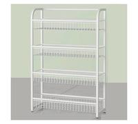 White Candy Display Rack for Stores & Cinemas - 50x20x86cm Snack Shelf & Storage Basket for Candy and Chips - Perfect for Retail Showcases & Supermarkets