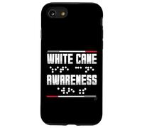 White Cane Awareness Braille White Cane Case for iPhone SE (2020) / 7/8