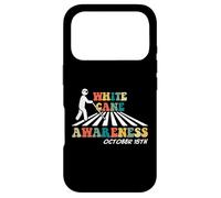 White Cane Awareness October 15th Retro Vintage Case for iPhone 17 Pro