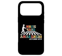 White Cane Awareness October 15th Retro Vintage Case for iPhone 17 Pro Max