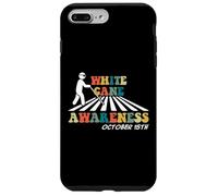 White Cane Awareness October 15th Retro Vintage Case for iPhone 7 Plus/8 Plus