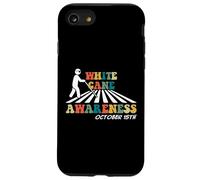 White Cane Awareness October 15th Retro Vintage Case for iPhone SE (2020) / 7/8