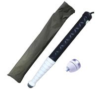 White Cane， Telescopic Pathfinder Antennae Type Blind Cane Guide Crutch Portable Titanium Guide Cane Roller Head(118)