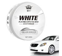 White Car Wax Polish, Carnauba Palm Solid Paste | Professional 200g Brightening Maintenance Hard Polish | This Special White Car Prevents Oxidation For New Vehicle Paint