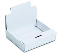 White Cardboard Charity Collection/Display Box - Pack of 6