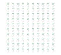 White Carrot Shaped Paper Clips, Cute Mini Paperclips, Rustproof Electroplated Metal Office Supplies with Bright Surface, 100pcs Portable Paper Clips for Docume