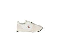 White Casual Leather Trainers - male - Calvin Klein - Sneakers - White - 9 UK - Shoes 9 UK