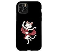 White Cat Belly Dancing Dancer Mom Dad Kids Case for iPhone 11 Pro