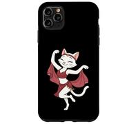 White Cat Belly Dancing Dancer Mom Dad Kids Case for iPhone 11 Pro Max