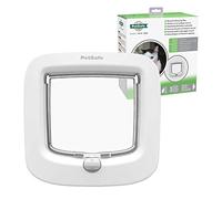 White Cat Flap Staywell 4-Way Manual Locking Cat Door PPA19-16732 Catflap