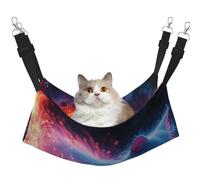 White Cats Around The Fire Printed Pet Hammock - Sleeping Hammock For Cats, Rabbits, Ferrets, Puppies, Small Animals