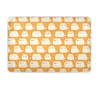 White Cats Face Yellow Extra Large Resuable Toddler Mattress Pads Soft Absorbent Potty Training Cover Changing Pad Liner for Kids Adults Pets 52" L x 34" W