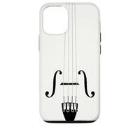 White Cello Minimalist Design for Classical Music Lovers Case for iPhone 12/12 Pro