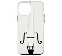White Cello Minimalist Design for Classical Music Lovers Case for iPhone 12 mini