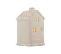 White ceramic Christmas village houses,LED-lit tabletop figures for home decoration,Ceramic Christmas village houses, country house decoration for indoors for home, table, mantel, fireplace