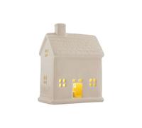 White ceramic Christmas village houses,LED-lit tabletop figures for home decoration,Ceramic Christmas village houses, country house decoration for indoors for home, table, mantel, fireplace