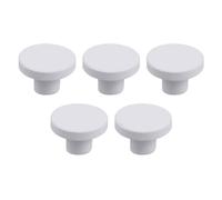 White Ceramic Coral Frag Bases 5pcs Small Brackets for Reef Tanks | Smooth Reef-safe Material, Supports Live Coral Frags, Sturdy Design, Helps Maintain Water Quality, for Coral Farmers