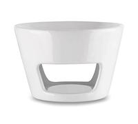 White Ceramic Oil Burner - Best for Aromatherapy - Relaxation - Spa - Wax Melts - Aroma Lamp - Aroma Burner (Ø 15cm height 10cm) - 3 Сandles Free