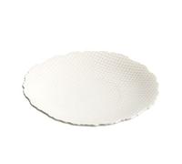White Ceramic Tableware, Household Ceramic Lunch Plate, Stackable To Save Space, Multi-purpose From Oven To Table, Six-piece Set (White woman)