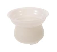 White Ceramic Tea Filter with Support Stand Holder
