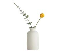 White Ceramics Bud Vase Minimalism Vintage Small Flower Vase Diffuser Bottles Essential Oil Bottles