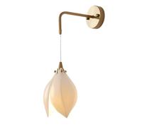 White Ceramics Wall Lighting Vanity Wall Lamp Indoor Wall Mounted Reading Light Hallway Wall Sconces Lighting 1-Light E27 Light Fixture for Living Room Restaurant Loft Kitchen -66