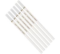 White Charcoal Pencil Set Premium Eco-Friendly Sketch Soft Medium Hard 6 Pcs for Artists Beginners Dark Paper Drawing