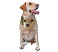 White Chihuahua Dog FaceDog Bandanas Cat Puppy Scarfs Washable Pet Handkerchief