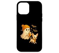 White Chihuahua Halloween Ghost Walking Chihuahua Dog Case for iPhone 12 mini
