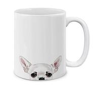 White Chihuahua Mug Funny Mugs Ceramic Cup 330Ml for Home Latte Café