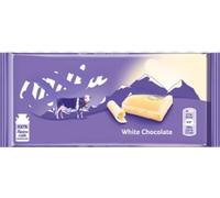 White Chocolate 100g (Pack of 10) "Deliciousness that brings a smile" For All Occasions Easter,Christmas,Birthday