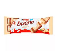 KINDER BUENO White chocolate 2 BAR PACK 39g CHOCOLATE Multibuy