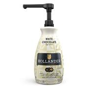 White Chocolate Café Sauce™ by Hollander Chocolate Co. | Perfect for the Professional or Home Barista | Rainforest Alliance Certified | Gluten-Free, Soy-Free, Corn Syrup-Free | Net Wt. 91oz (64 fl.