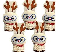 White Chocolate Christmas Figure 44g - Creamy White Chocolate - Perfect for Stockings, Gifting, or Festive Celebrations - Mr (5 x Pack)