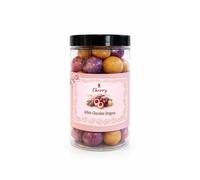 White Chocolate Coated Cherry, Palm Oil Free, 215g